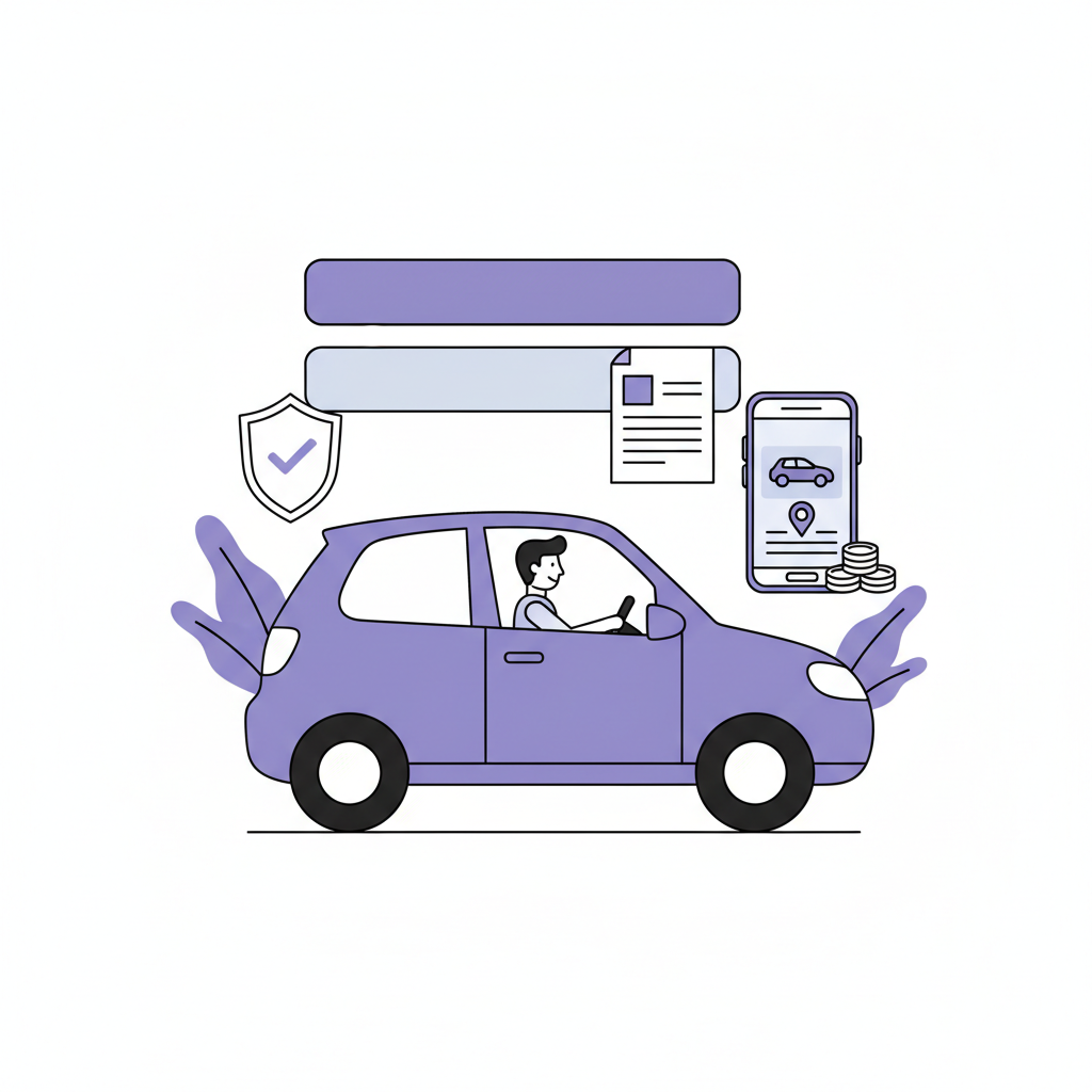 Motorista de Uber pode ter seguro no carro alugado?